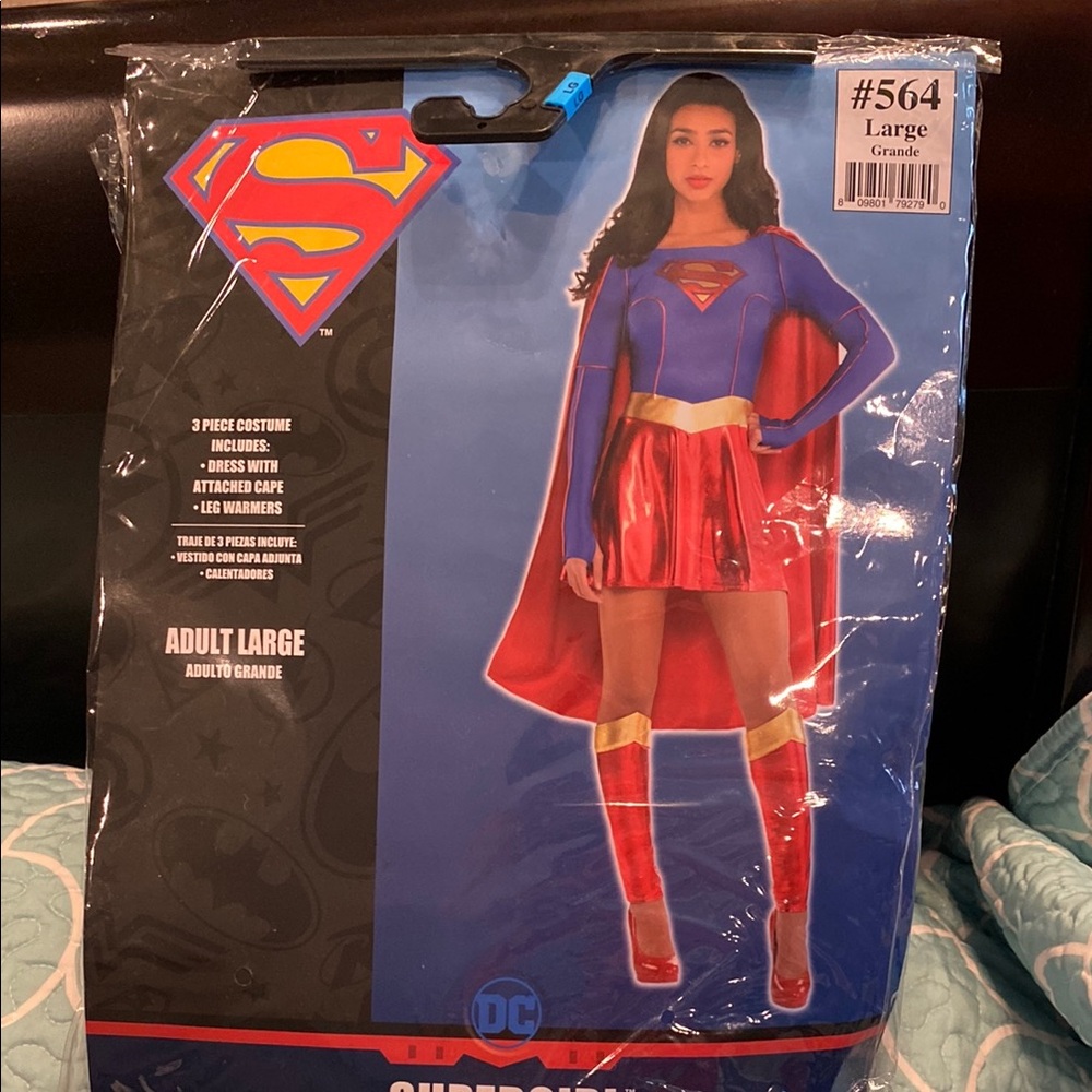DC Heroic Costume Set with Black and Blue Accents